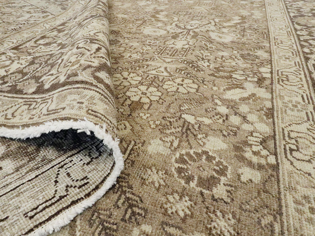 Antique Persian Tabriz Rug, No.24443 - Staging