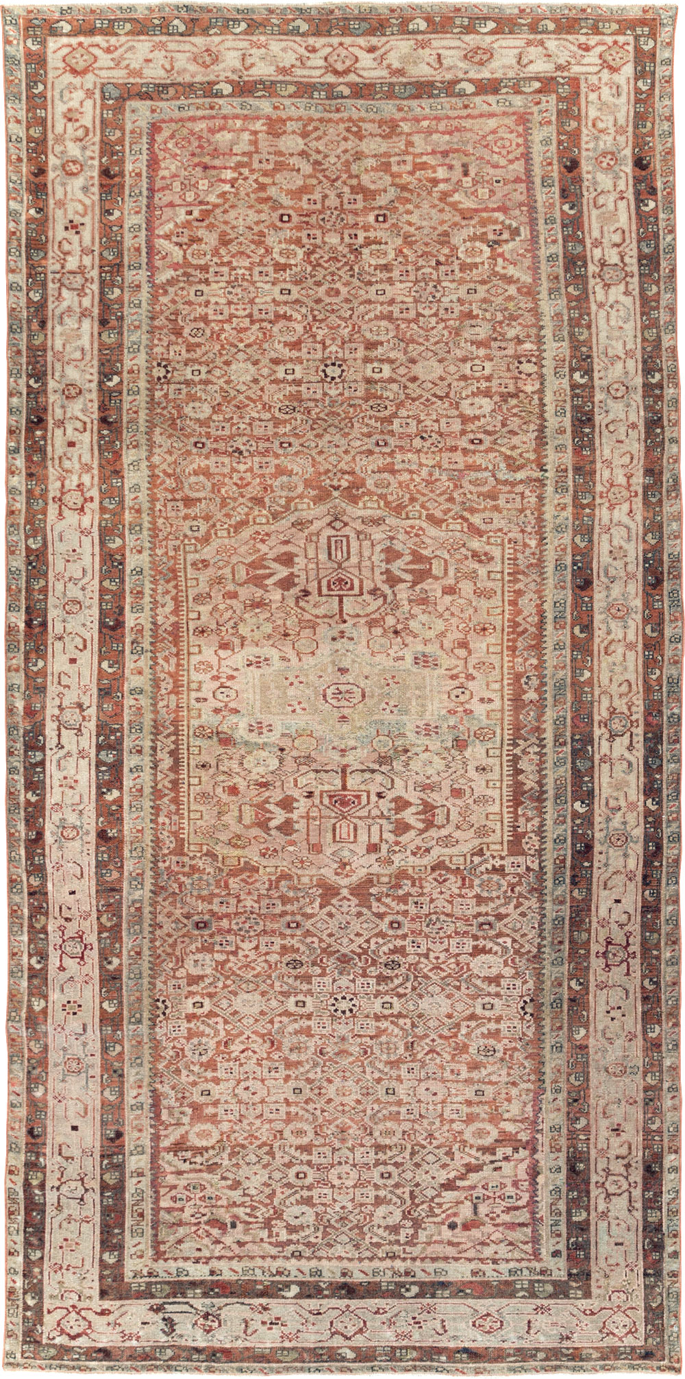 Antique Persian Malayer Gallery Rug, No.24446 - Staging