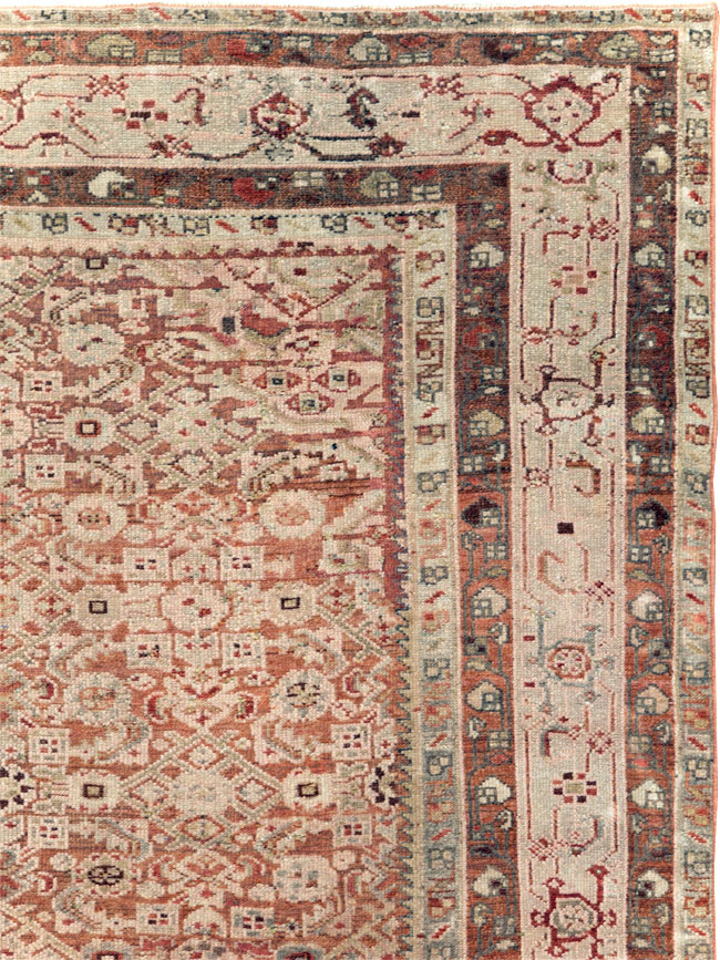 Antique Persian Malayer Gallery Rug, No.24446 - Staging