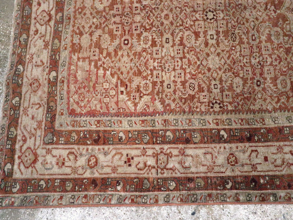 Antique Persian Malayer Gallery Rug, No.24446 - Staging
