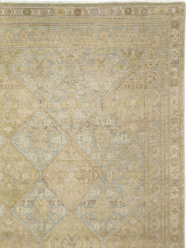Vintage Persian Afshar Rug, No.24448 - Staging