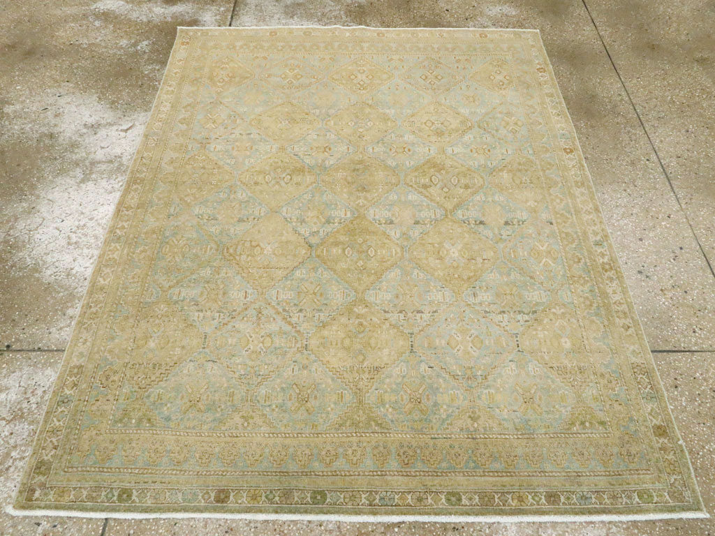 Vintage Persian Afshar Rug, No.24448 - Staging