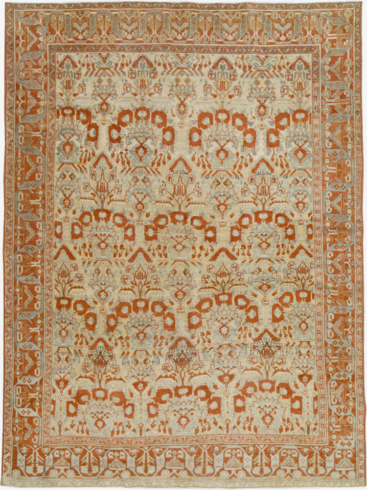 Vintage Persian Afshar Rug, No.24450 - Staging