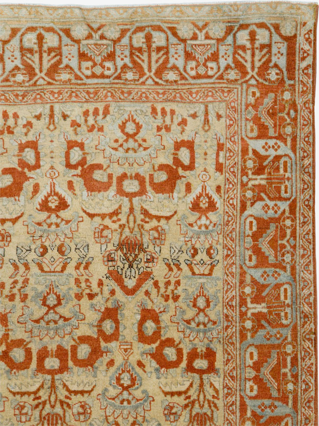 Vintage Persian Afshar Rug, No.24450 - Staging