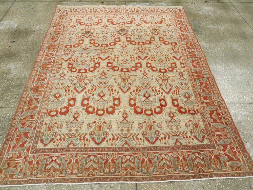 Vintage Persian Afshar Rug, No.24450 - Staging