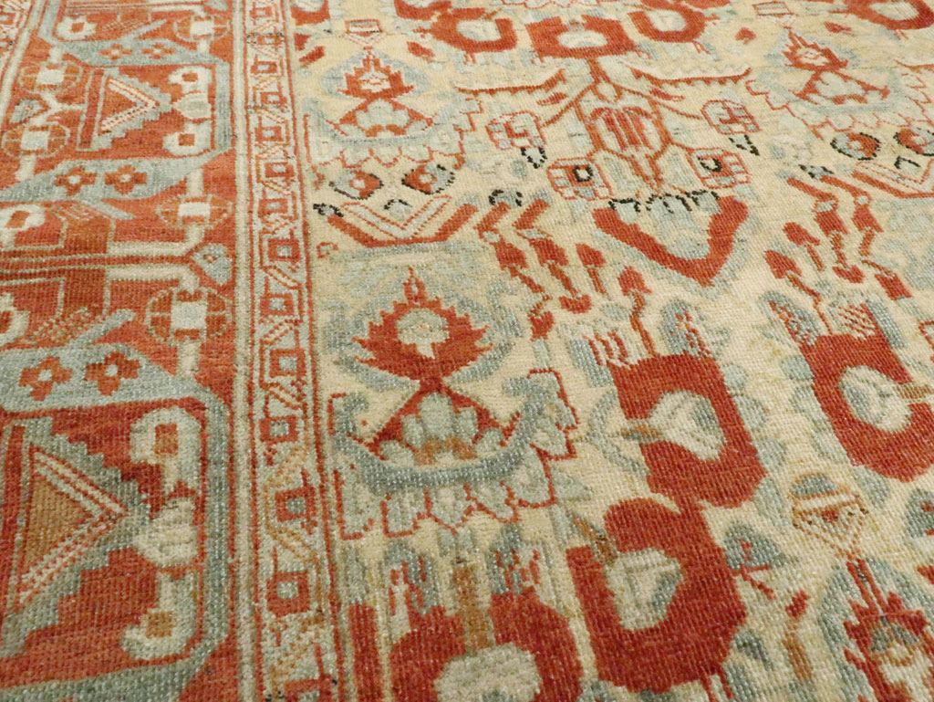 Vintage Persian Afshar Rug, No.24450 - Staging