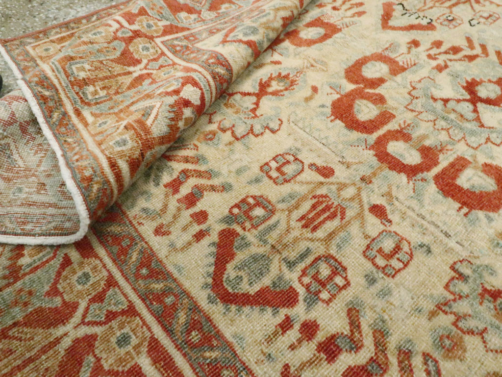 Vintage Persian Afshar Rug, No.24450 - Staging