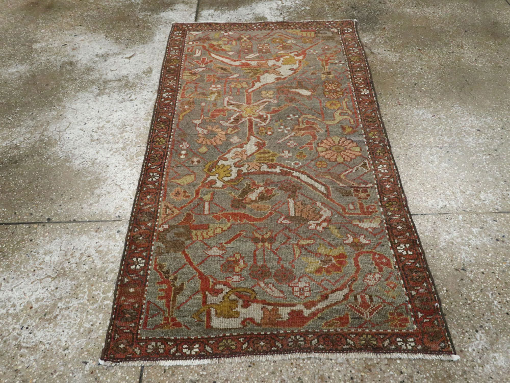 Antique Persian Kurdish Rug, No.24452 - Staging