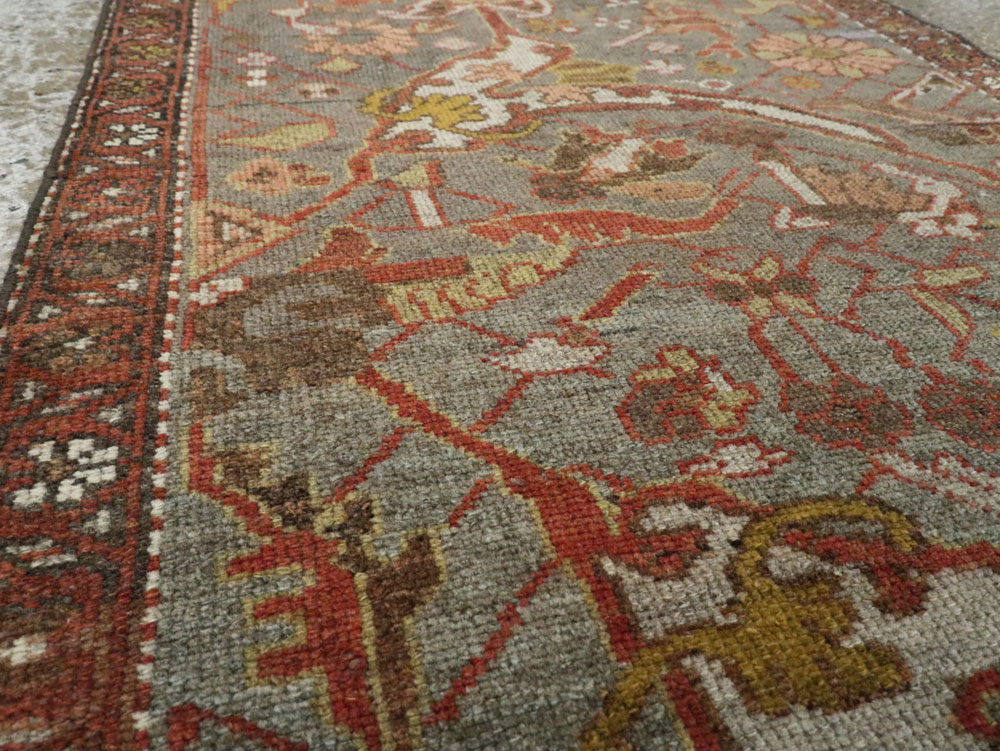 Antique Persian Kurdish Rug, No.24452 - Staging