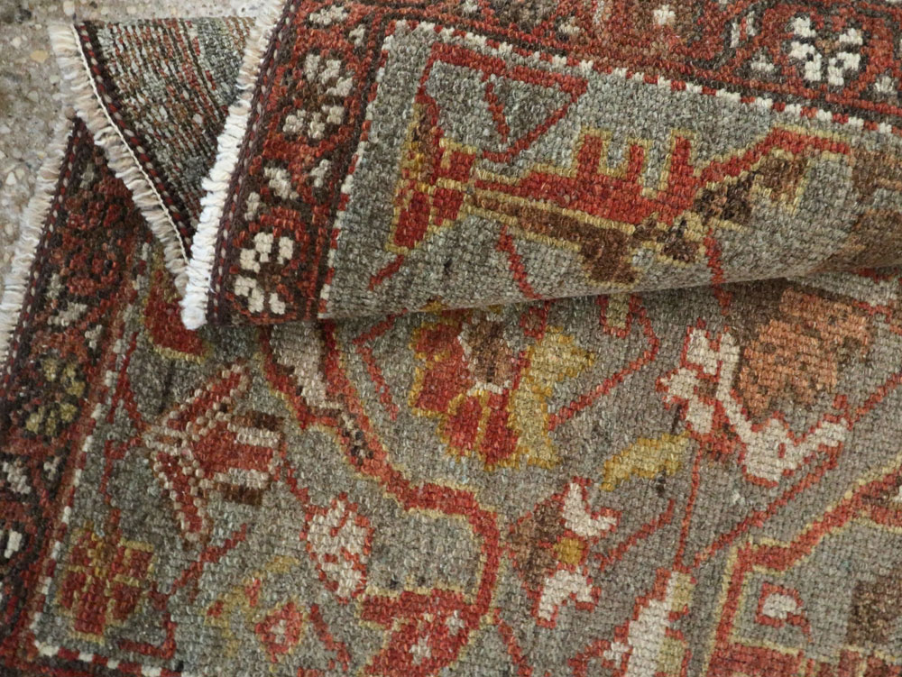 Antique Persian Kurdish Rug, No.24452 - Staging