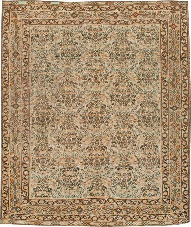 Antique Persian Afshar Rug, No.24453 - Staging