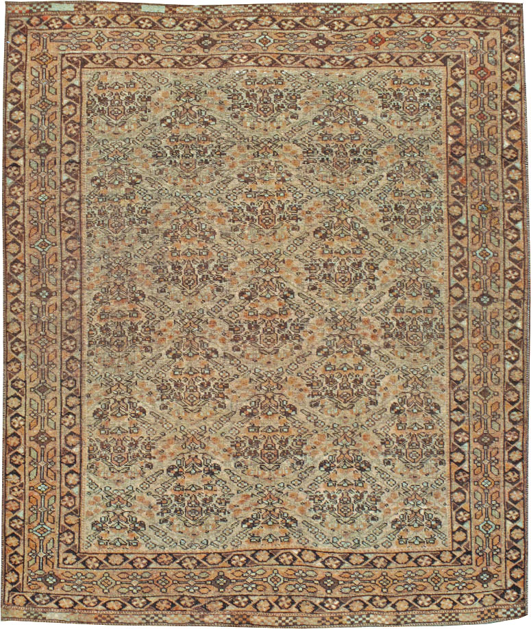 Antique Persian Afshar Rug, No.24453 - Staging
