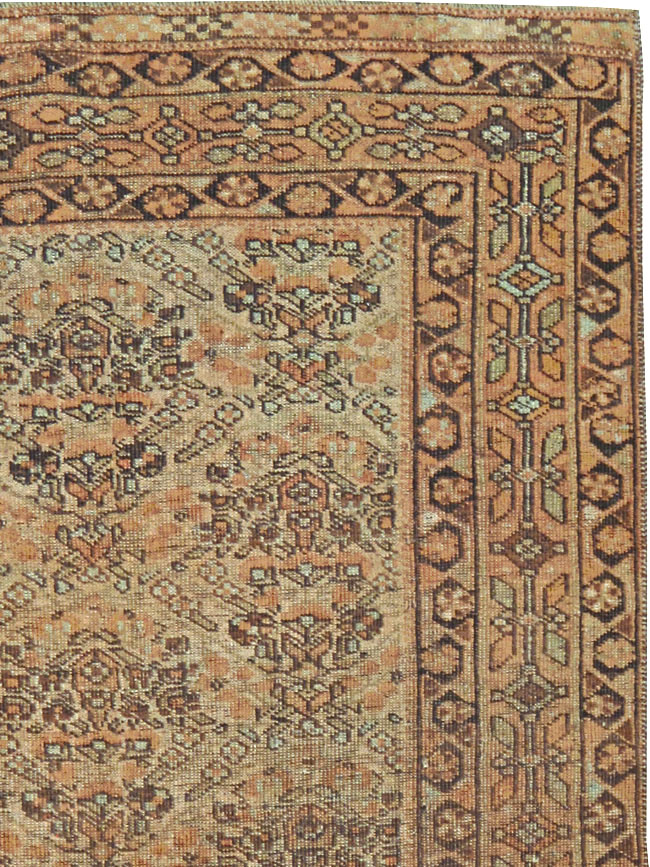 Antique Persian Afshar Rug, No.24453 - Staging