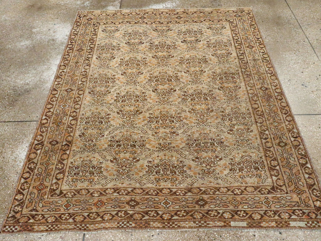 Antique Persian Afshar Rug, No.24453 - Staging