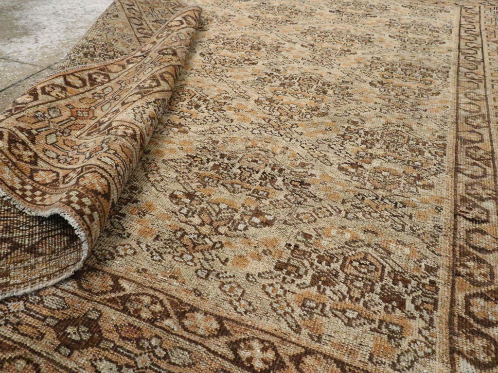 Antique Persian Afshar Rug, No.24453 - Staging