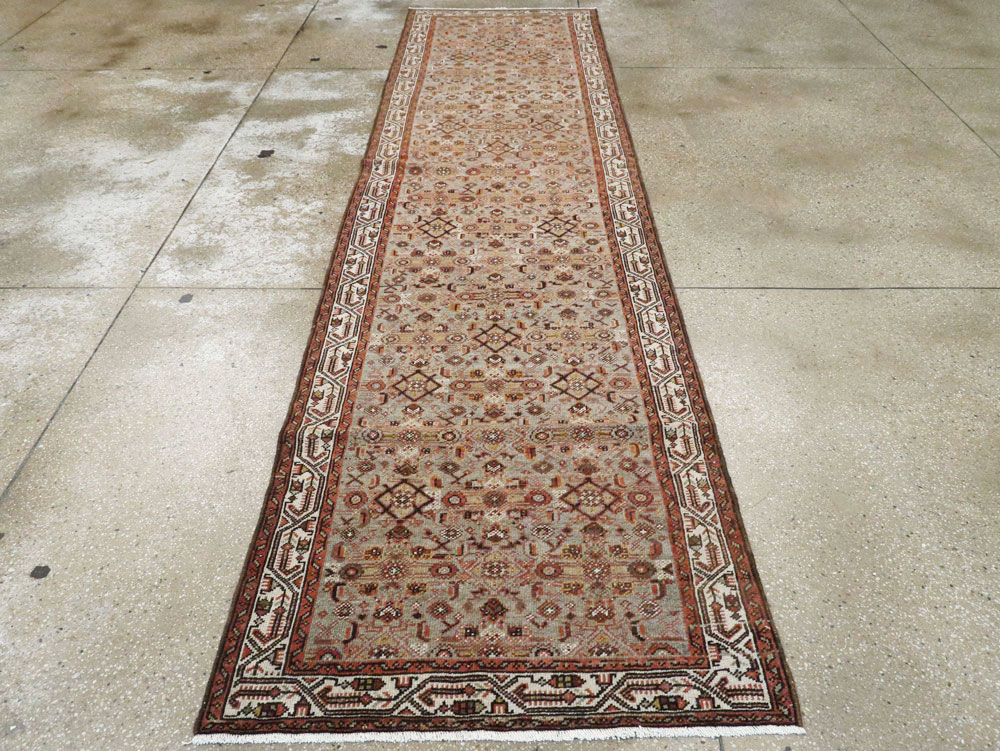 Vintage Persian Malayer Runner, No.24456 - Staging