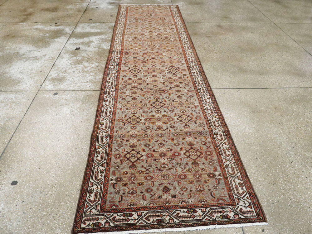 Vintage Persian Malayer Runner, No.24456 - Staging