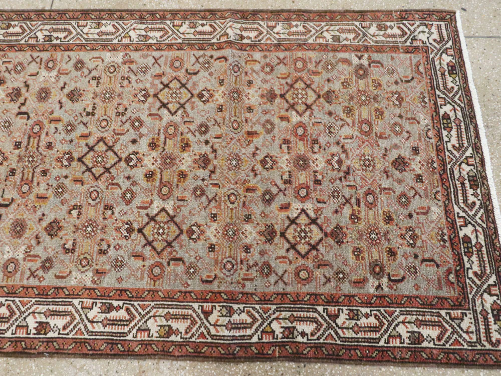 Vintage Persian Malayer Runner, No.24456 - Staging
