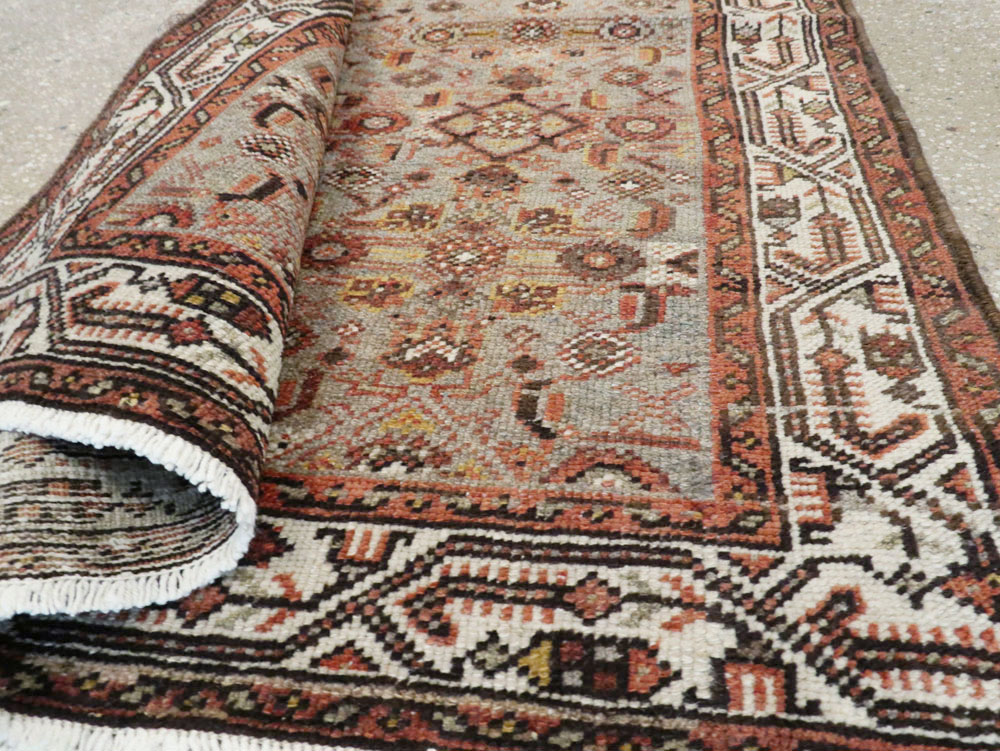 Vintage Persian Malayer Runner, No.24456 - Staging