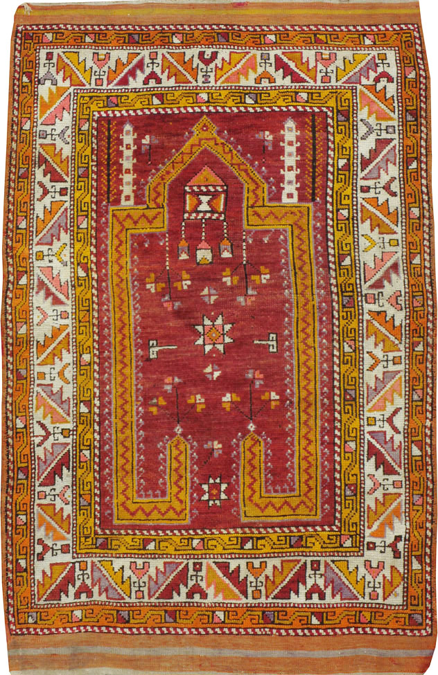 Vintage Turkish Anatolian Rug, No.24459 - Staging