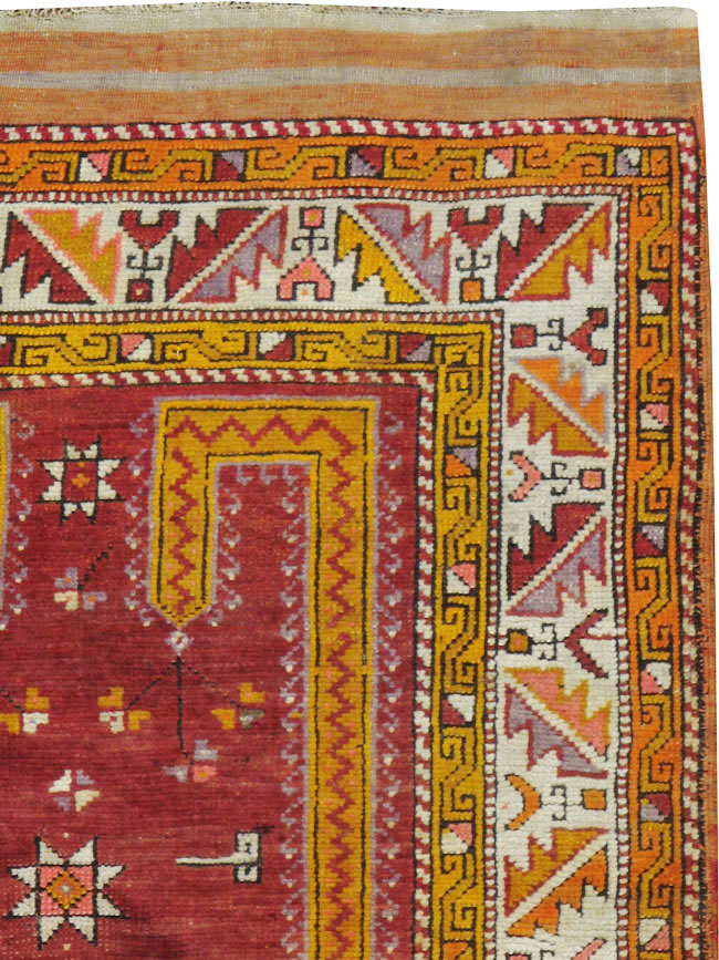 Vintage Turkish Anatolian Rug, No.24459 - Staging