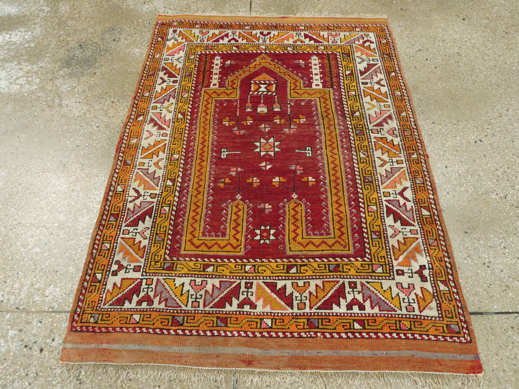 Vintage Turkish Anatolian Rug, No.24459 - Staging