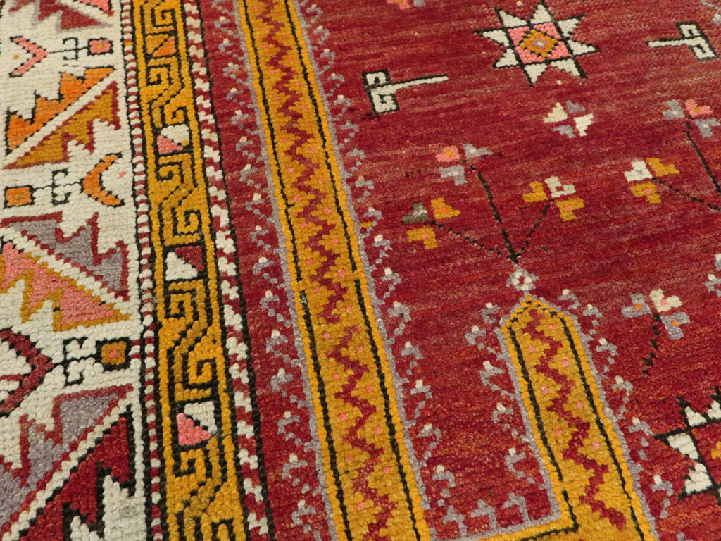 Vintage Turkish Anatolian Rug, No.24459 - Staging