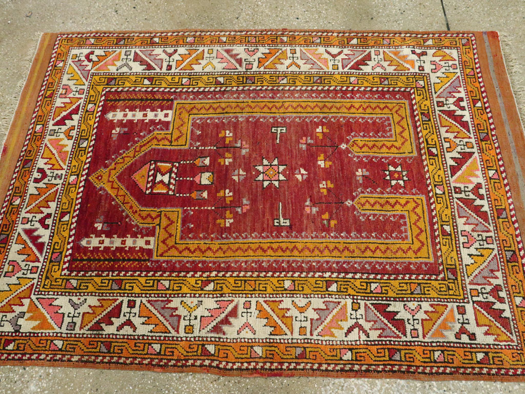 Vintage Turkish Anatolian Rug, No.24459 - Staging