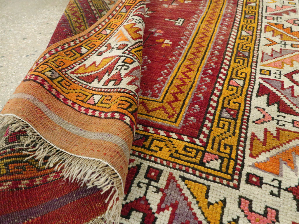 Vintage Turkish Anatolian Rug, No.24459 - Staging