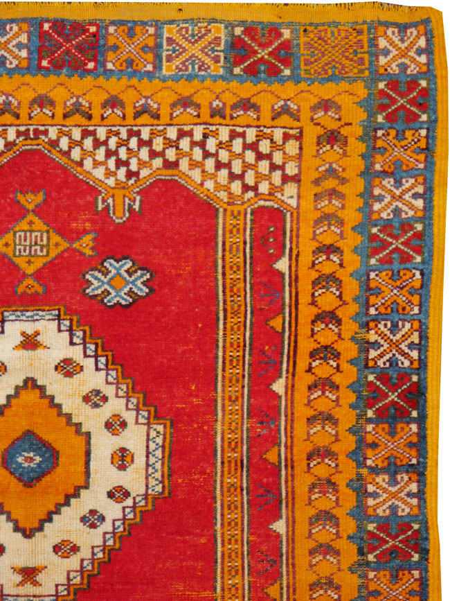 Vintage Moroccan Rug, No.24462 - Staging
