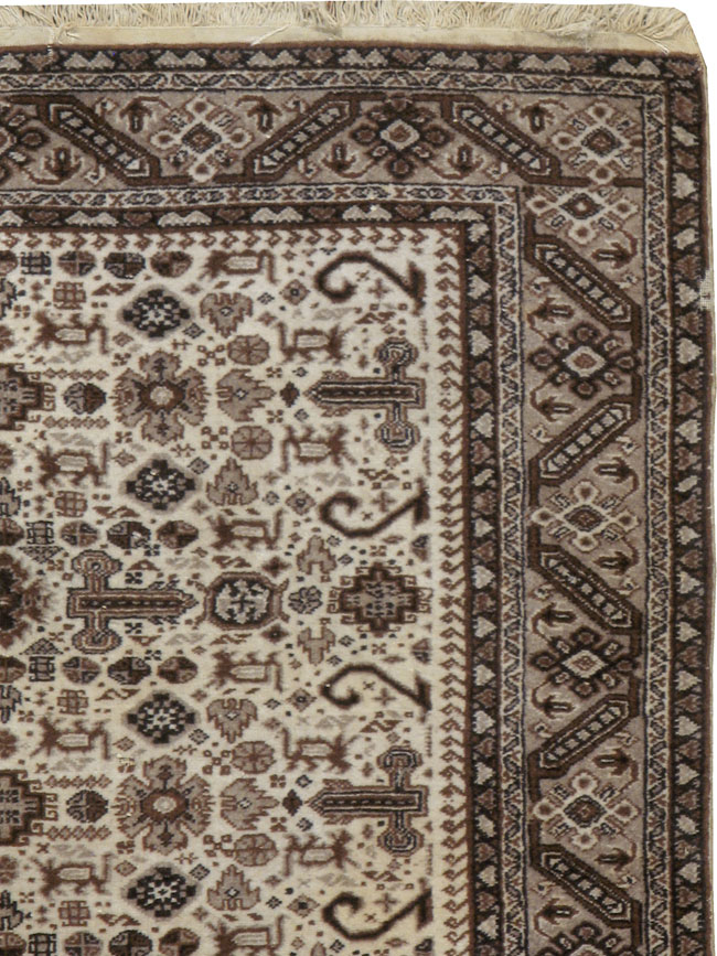 Vintage Persian Tabriz Rug, No.24463 - Staging