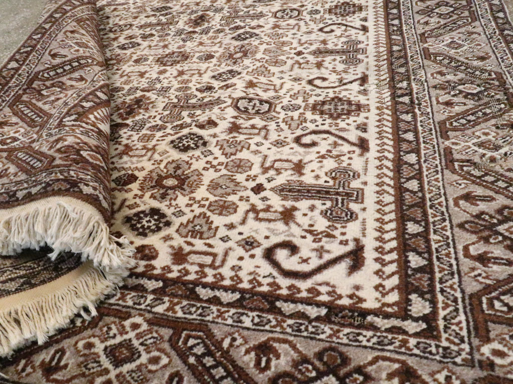 Vintage Persian Tabriz Rug, No.24463 - Staging