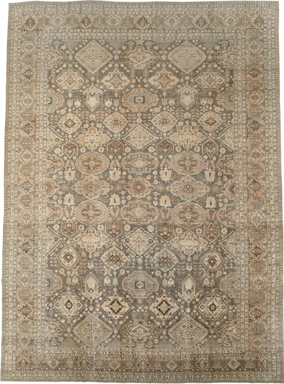 Antique Persian Tabriz Carpet, No.24472 - Staging