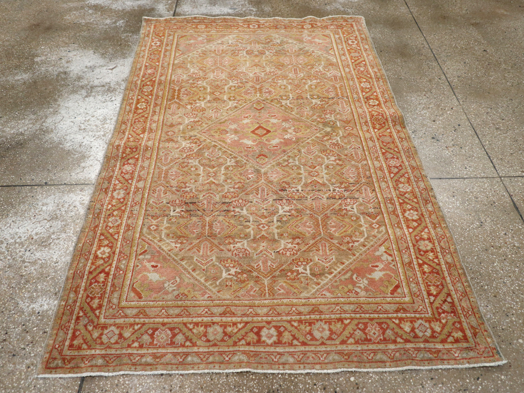 Antique Persian Mahal Rug, No.24480 - Staging