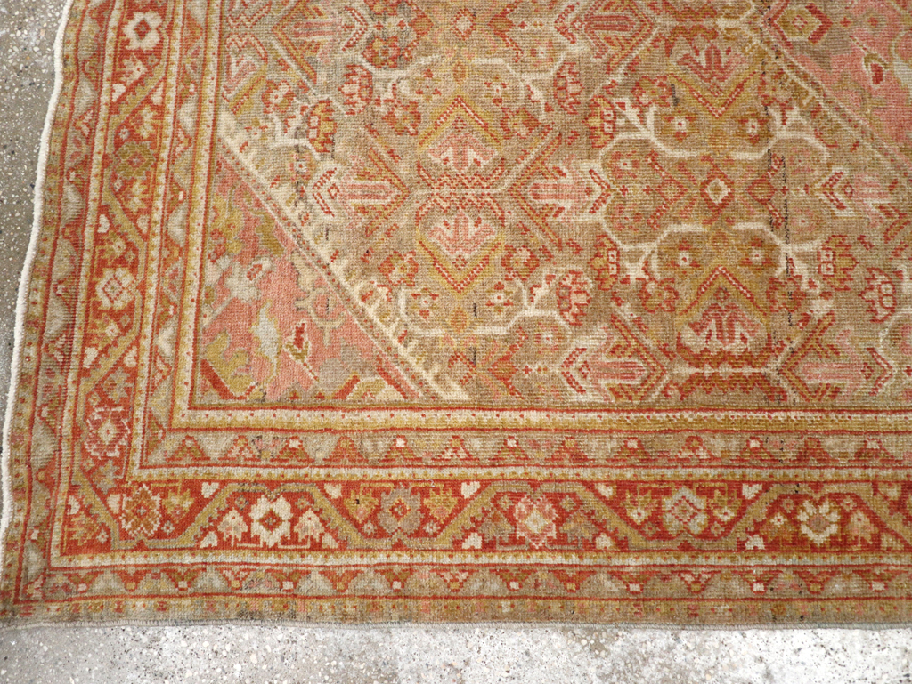 Antique Persian Mahal Rug, No.24480 - Staging