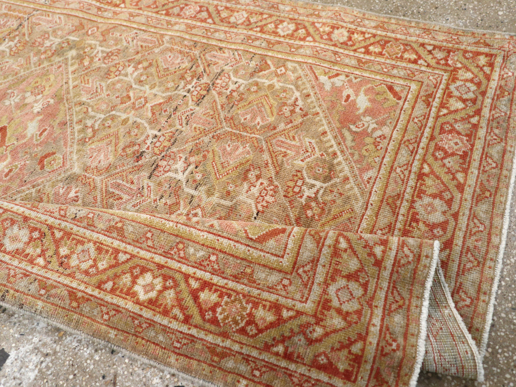 Antique Persian Mahal Rug, No.24480 - Staging