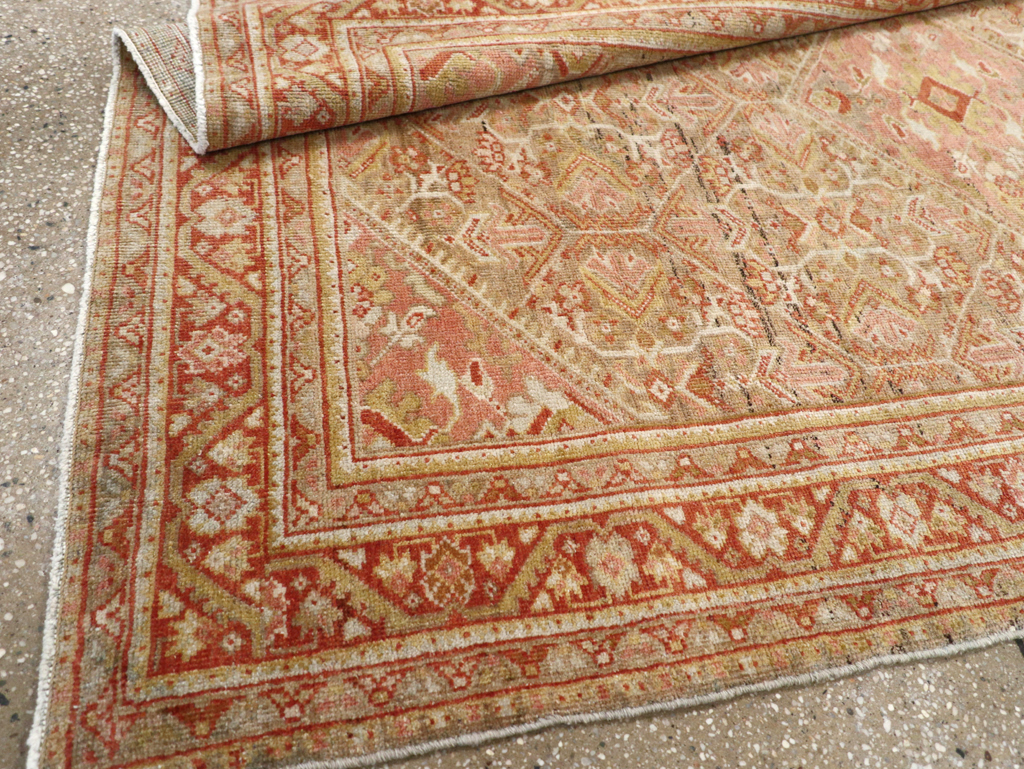 Antique Persian Mahal Rug, No.24480 - Staging