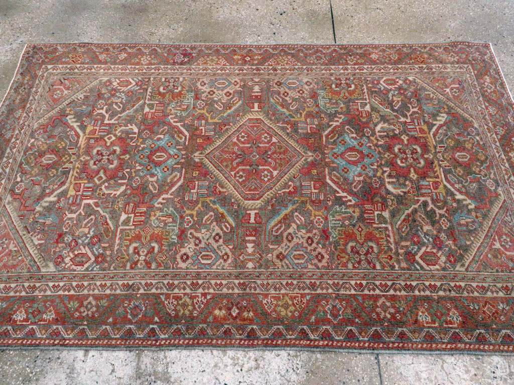 Antique Persian Mahal Rug, No.24481 - Staging