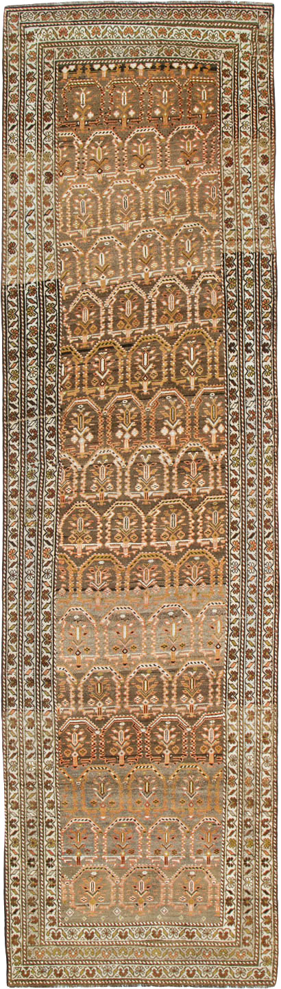 Antique Persian Kurd Runner, No.24485 - Staging