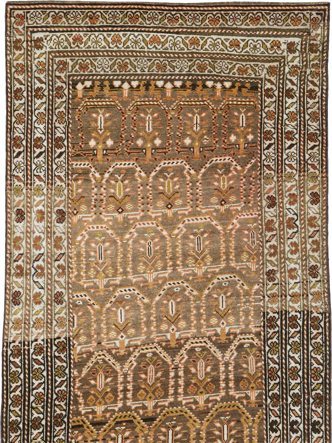 Antique Persian Kurd Runner, No.24485 - Staging