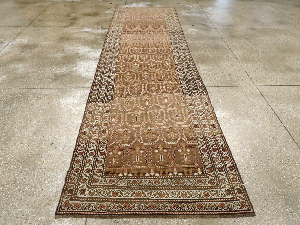 Antique Persian Kurd Runner, No.24485 - Staging