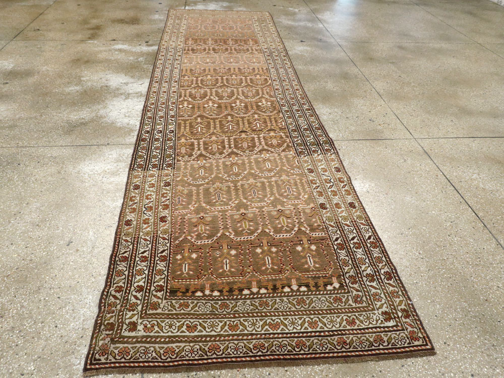 Antique Persian Kurd Runner, No.24485 - Staging