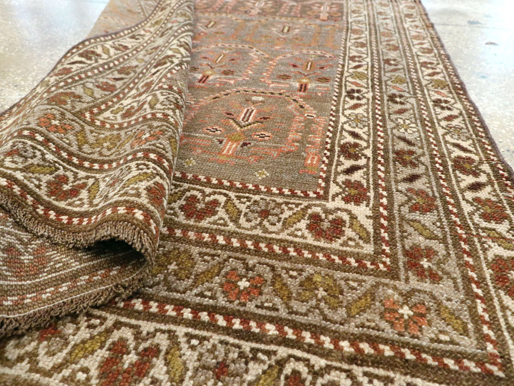 Antique Persian Kurd Runner, No.24485 - Staging
