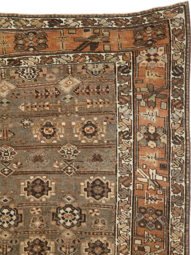 Antique Persian Kurdish Carpet, No.24486 - Staging