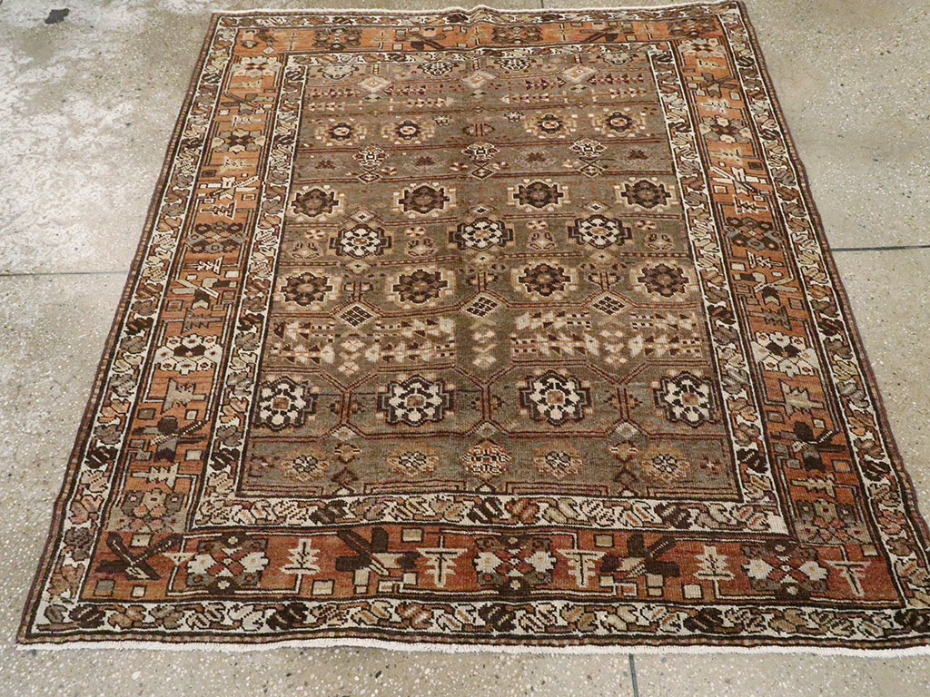 Antique Persian Kurdish Carpet, No.24486 - Staging