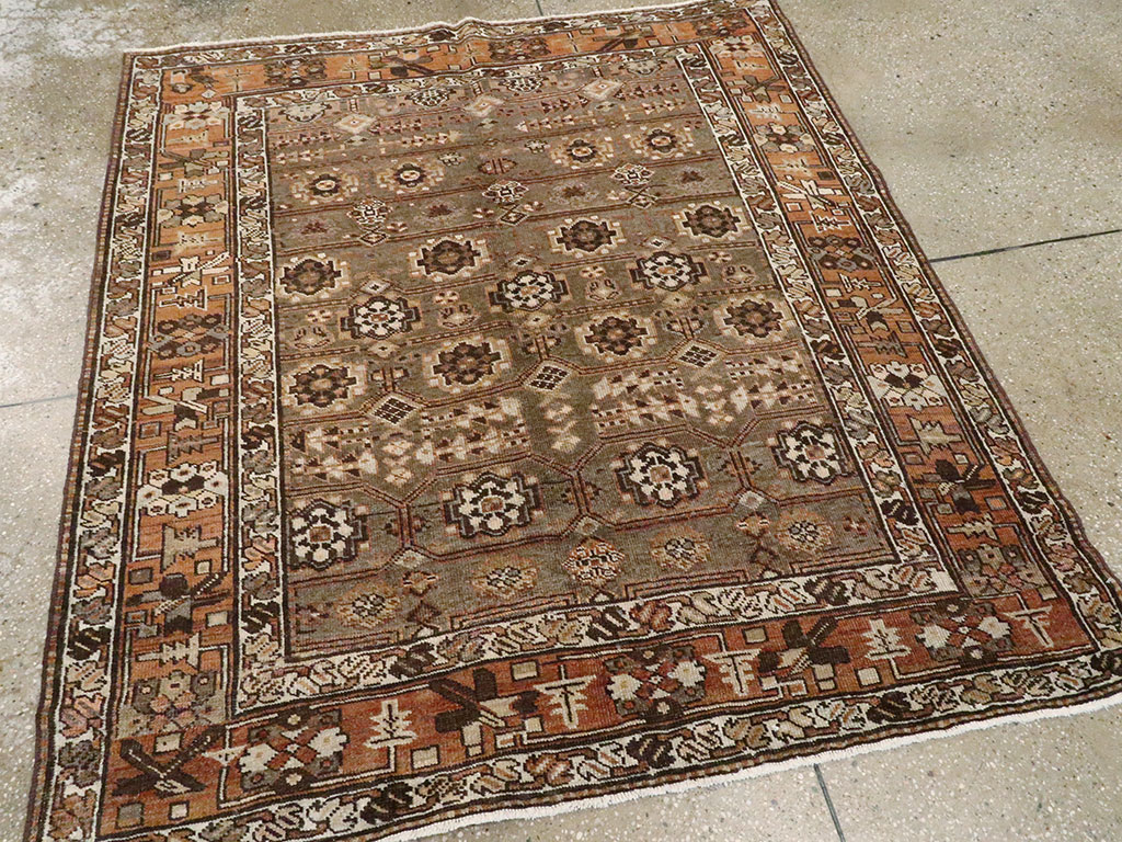 Antique Persian Kurdish Carpet, No.24486 - Staging