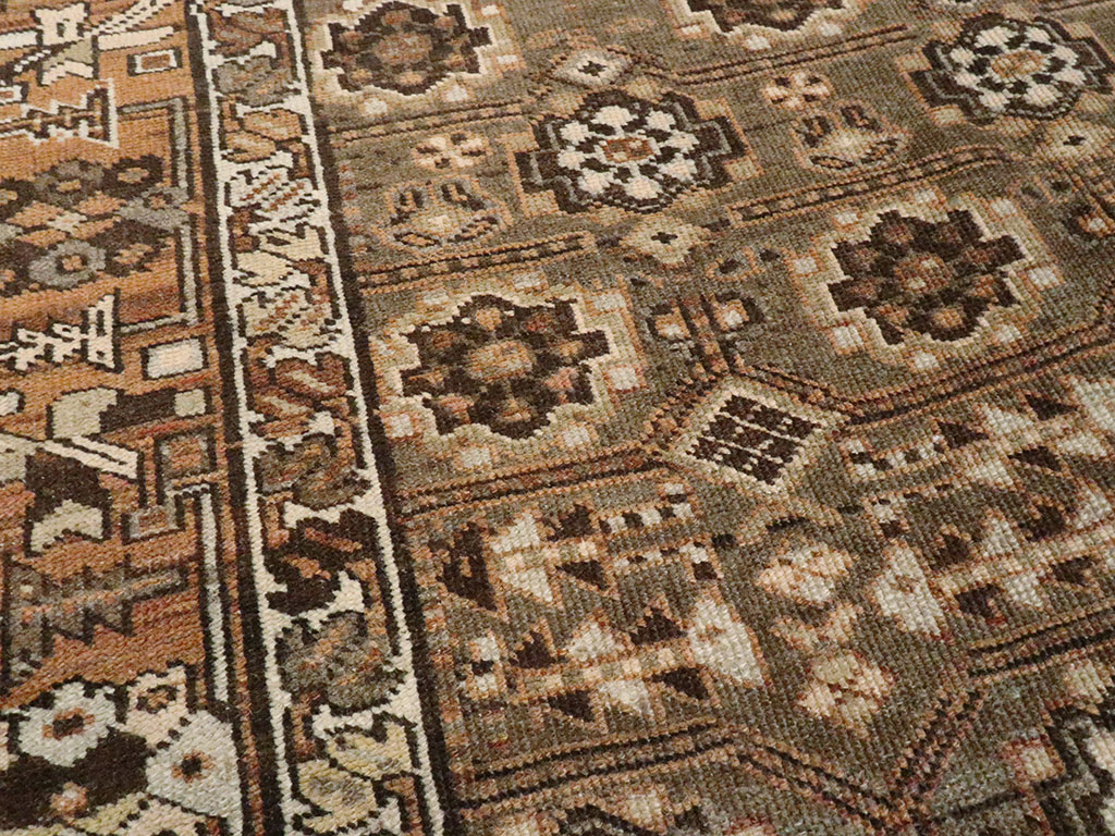Antique Persian Kurdish Carpet, No.24486 - Staging