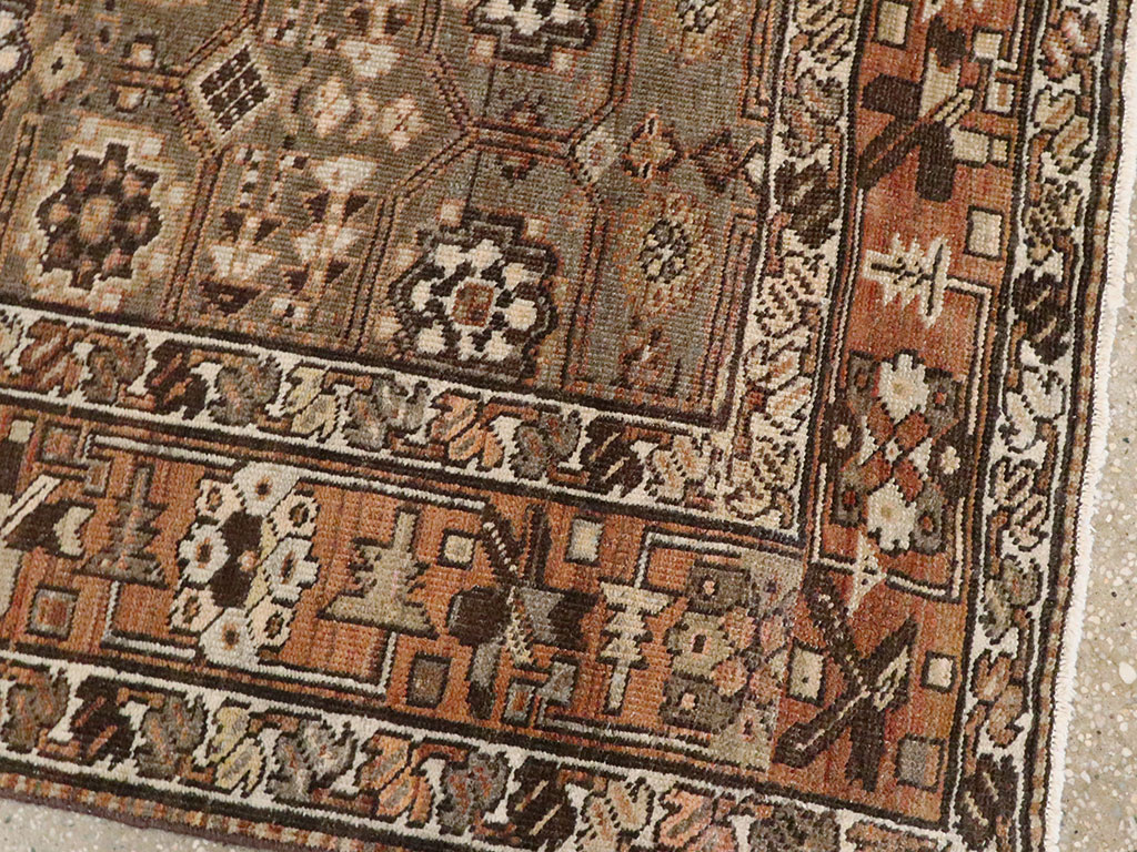 Antique Persian Kurdish Carpet, No.24486 - Staging