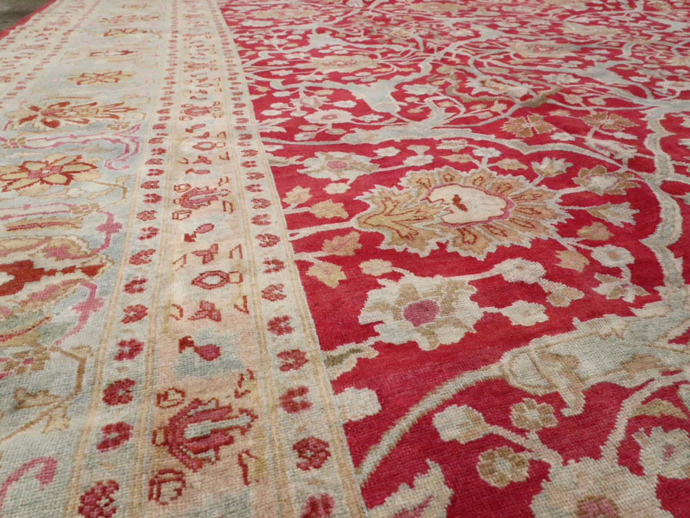 Antique Persian Tabriz Carpet, No.24493 - Staging