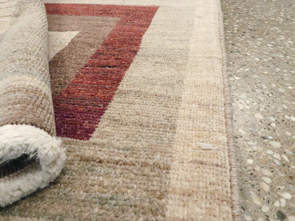 Modern Persian Tabriz Runner, No.24495 - Staging